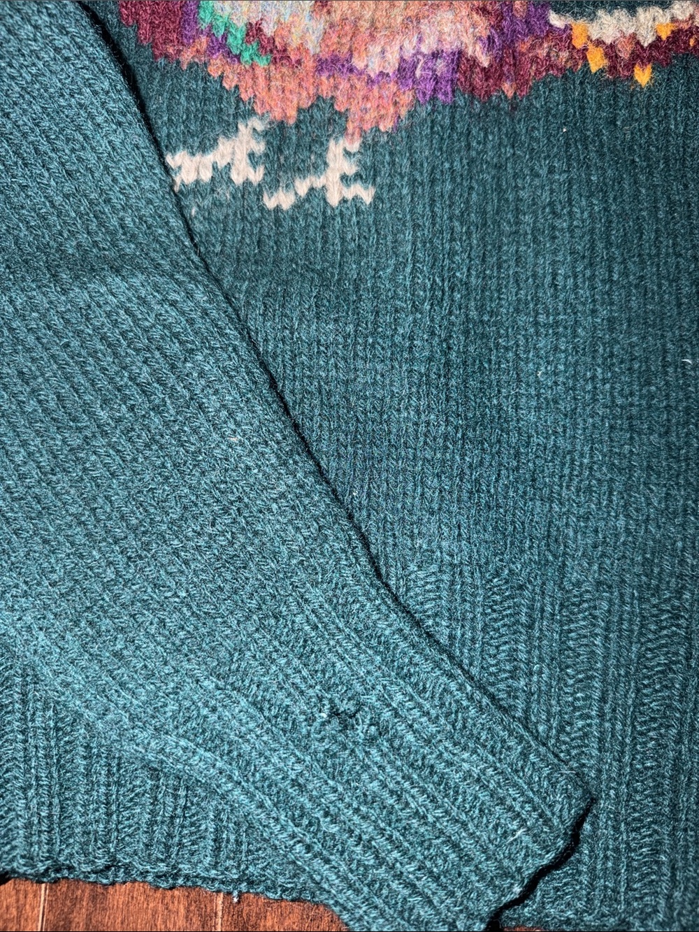 Vintage Ralph Lauren wool Pheasant sweater (flawed) - Picture 5 of 5